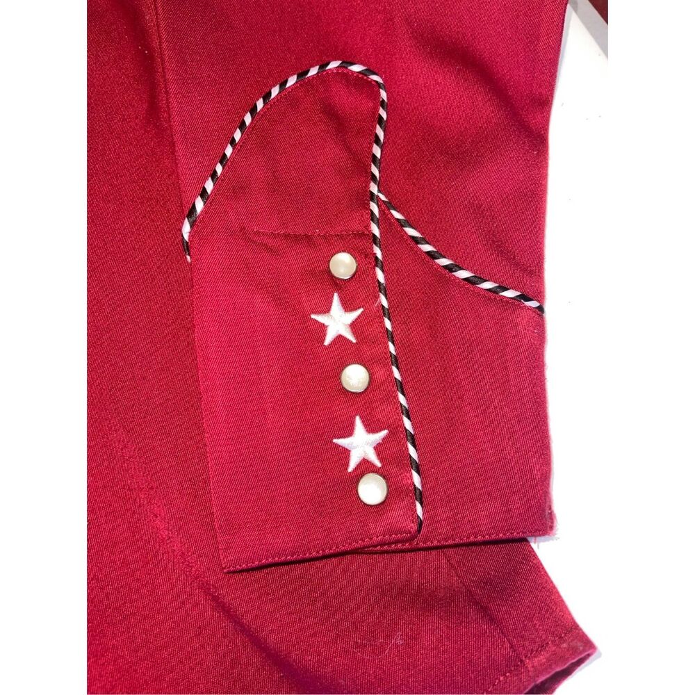 Roper Red Western Embellished Snap-Front Shirt - Picture 2 of 7